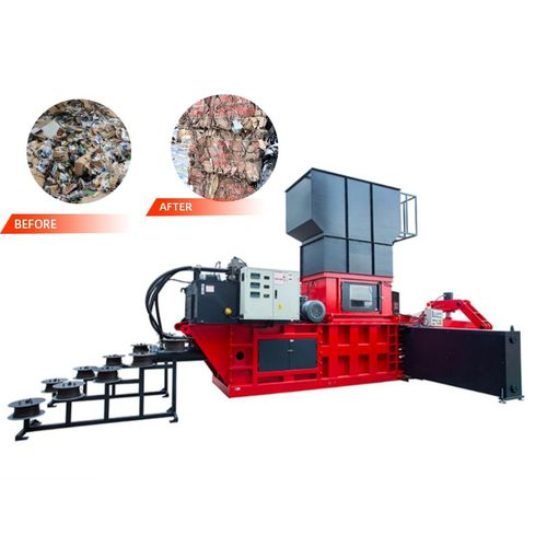 Pressa imballatrice per tessili - HBA series - ENERPAT AMERICA - orizzontale / a carico dall'alto / automatica