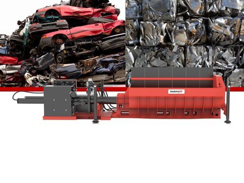 Pressa imballatrice per ferraglia - AMB-SC5250 - ENERPAT AMERICA - per veicolo / per alluminio / ad alta capacità