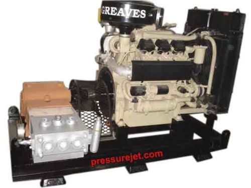 Gruppo di pompaggio a pistone - PressureJet Systems Pvt. Ltd. - autoadescante / fisso / industriale