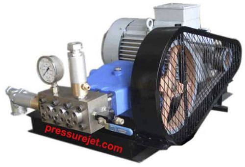 Pompa alternativa - max. 2 800 bar - PressureJet Systems Pvt. Ltd. - ad acqua / azionata a motore / industriale