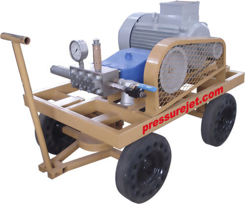 Pompa ad acqua - PressureJet Systems Pvt. Ltd. - azionata a motore / industriale / per prova di pressione idrostatica