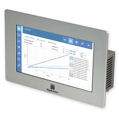 Schermo LCD - Hydro-View V - Hydronix - touch screen / di visualizzazione / 10.1"