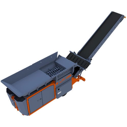 Trituratore primario - EuRec S-750 - ARJES - Recycling Innovation - a due alberi / per legno / carta