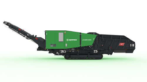 Trituratore monoalbero - Lacero - Komptech - per legno / per rifiuti verdi / mobile