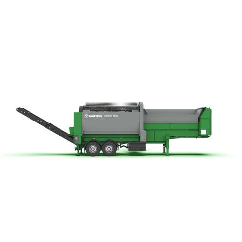 Vaglio per trattamento biologico dei rifiuti - Cribus 2800 - Komptech - mobile / a tamburo / per prodotti sfusi