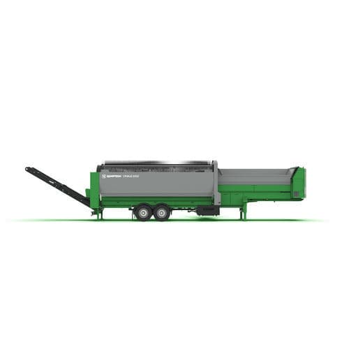 Vaglio per trattamento biologico dei rifiuti - Cribus 3800 - Komptech - mobile / a tamburo / per prodotti sfusi