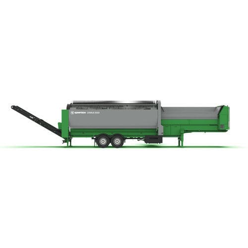 Vaglio per trattamento biologico dei rifiuti - Cribus 5000 - Komptech - mobile / a tamburo / per rifiuti