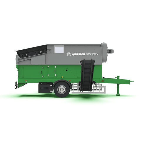 Separatore di particelle - Stonefex - Komptech - centrifugo / per raccolta differenziata / per trattamento di biodiesel