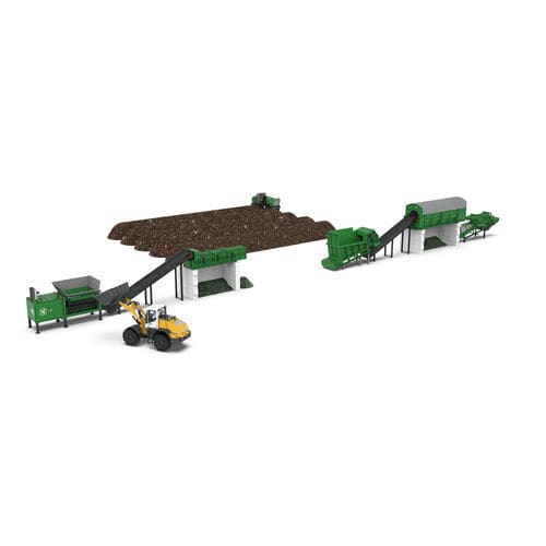 Stazione di trattamento dei rifiuti organica - Komptech - con separatori / con trituratore