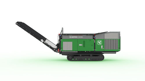 Trituratore a 2 alberi - Crambo direct - Komptech - per legno / per rifiuti verdi / mobile