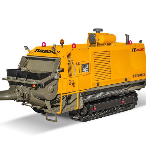 Pompa per calcestruzzo cingolata - TB 140C - TURBOSOL PRODUZIONE SRL - per cantiere / per galleria