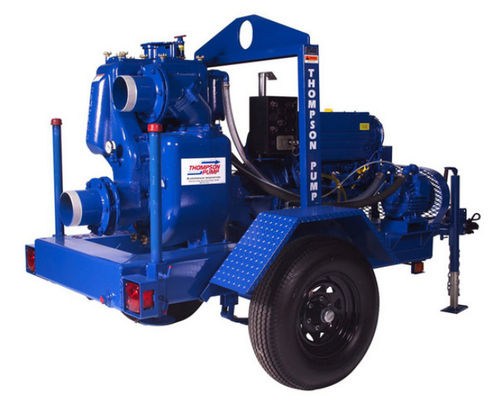 Pompa centrifuga - V series - Thompson Pump - per fanghi / elettrica / a innesco assistito a vuoto