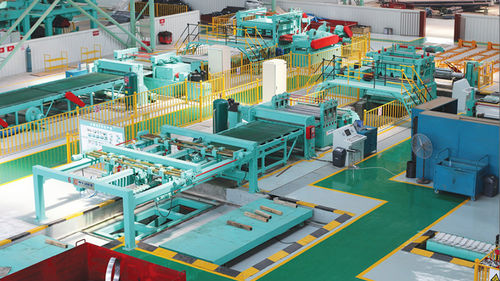 Linea di taglio trasversale per acciaio - Nantong Reliantt Co., Ltd. - per lamiere / di bobina / impilatori
