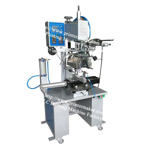 Macchina di stampa a caldo di lamine elettropneumatica - 2B - LC Printing Machine Factory Limited - per grandi superfici di impressione / con alimentaziona automatica / per cuoio