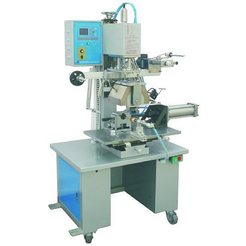 Macchina di stampa a caldo di lamine elettropneumatica - 3B - LC Printing Machine Factory Limited - per grandi superfici di impressione / con alimentaziona automatica / per cuoio