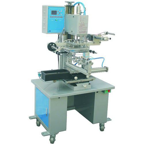 Macchina di stampa a caldo di lamine elettropneumatica - 6B - LC Printing Machine Factory Limited - per grandi superfici di impressione / con alimentaziona automatica / per cuoio