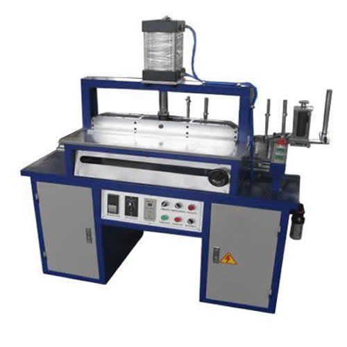 Macchina di stampa a caldo di lamine elettropneumatica - HS-RR150 - LC Printing Machine Factory Limited - per grandi superfici di impressione / con alimentaziona automatica / per cuoio