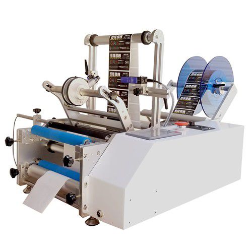 Macchina di etichettatura semiautomatica - LM-41311 - LC Printing Machine Factory Limited - per bottiglie / per applicazione laterale / wraparound