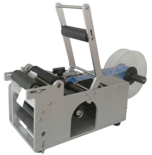 Macchina di etichettatura semiautomatica - LM-150 - LC Printing Machine Factory Limited - per bottiglie / per prodotti chimici / per applicazione laterale