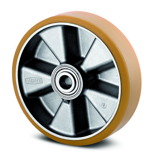 Ruota con fascia - NOVATECH - TENTE ® - rivestita con vernice poliuretanica / antitraccia / piatta