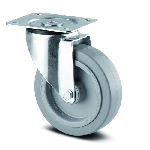 Ruota girevole - Alpha smart - TENTE ® - con piastra girevole / doppia / in acciaio