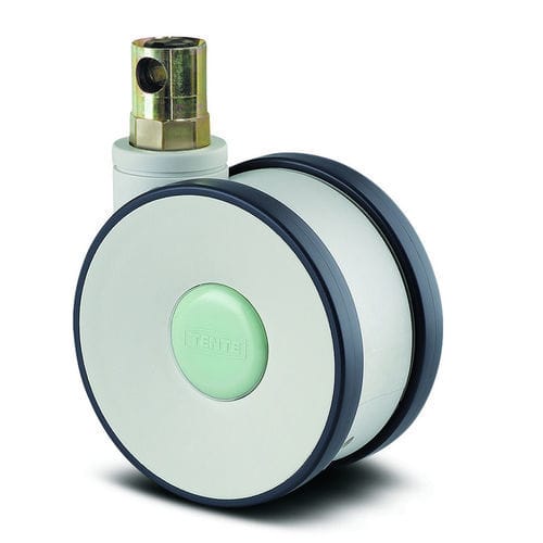 Ruota girevole - Linea clinic - TENTE ® - con piastra girevole / in poliammide / in poliuretano
