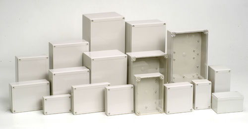 Scatola con coperchio avvitato - M series - BOXCO Inc. - a parete / rettangolare / in ABS