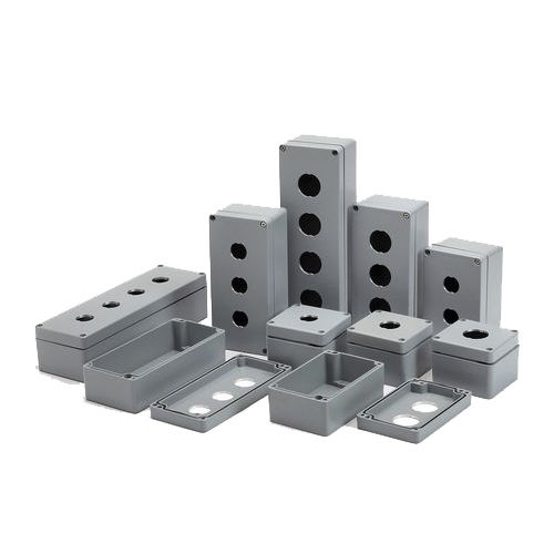 Scatola per pulsante - AL series - BOXCO Inc. - di piccole dimensioni / rettangolare / in alluminio