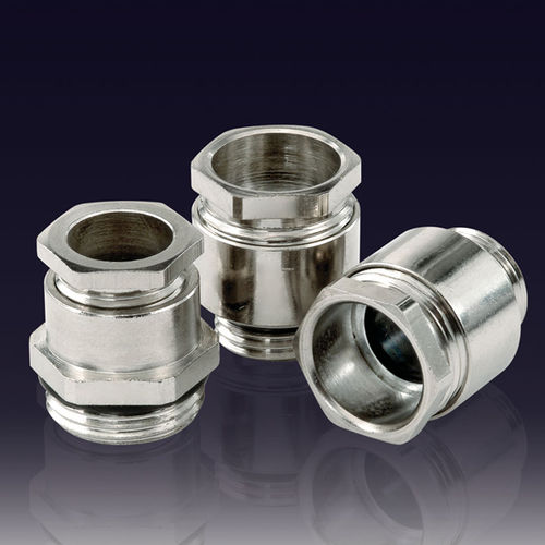 Pressacavo in ottone nichelato - PKM-P series - BOXCO Inc. - IP65 / filettato / dritto