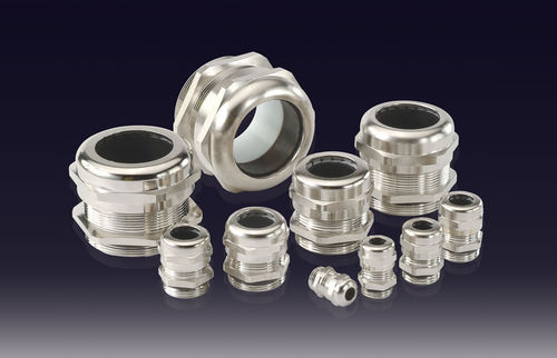 Pressacavo in ottone nichelato - MM-L series - BOXCO Inc. - IP68 / filettato / dritto
