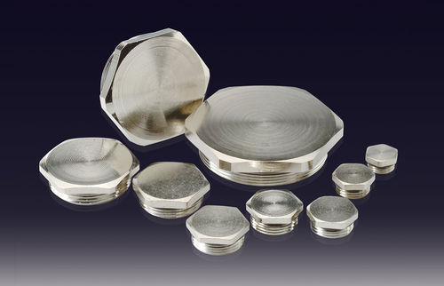 Tappo esagonale - DPM-P series - BOXCO Inc. - filettato / in ottone nichelato / di protezione