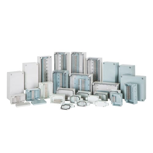 Custodia per morsetto componibile - BOXCO Inc. - a parete / rettangolare / quadrata