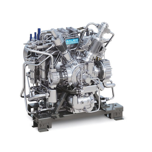 Compressore raffreddato ad acqua -  GB 26 (Elio) - BAUER KOMPRESSOREN GmbH - a pistone / per elio / con motore elettrico
