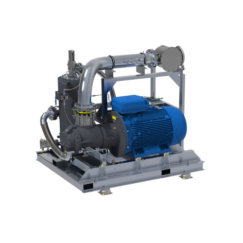 Compressore a vite - CNK series - BAUER KOMPRESSOREN GmbH - per biogas / con motore elettrico / fisso