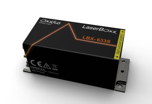 Laser con modo longitudinale - LBX-633S - Oxxius - CW / a stato solido / rosso