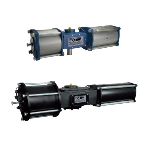Attuatore per valvola pneumatico - MORIN B/C series - Pentair Valves & Controls - a quarto di giro / cilindro / a doppio effetto