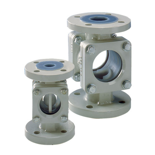 Oblò di osservazione in vetro borosilicato - SG - Pentair Valves & Controls - in acciaio / rivestito in PFA