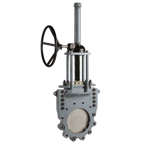 Valvola a ghigliottina - OS1700 - Pentair Valves & Controls - con volante / di arresto / per fango