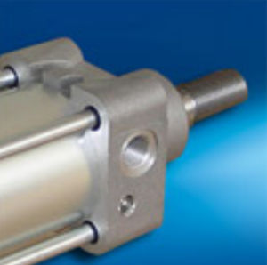 Cilindro pneumatico - BANSBACH easylift - con guida dell'asta del pistone / a doppio effetto / guidato