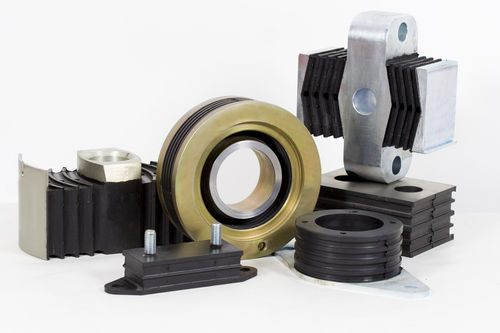 Supporto antivibrazione arrotondato - Flexibil SRL rubber-metal solutions - ammortizzatore a molla