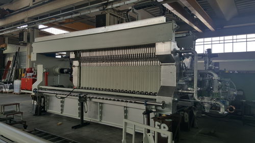 Filtro-pressa a trave alta - FB/1200-40 - FRACCAROLI & BALZAN S.p.a - automatica / per fango