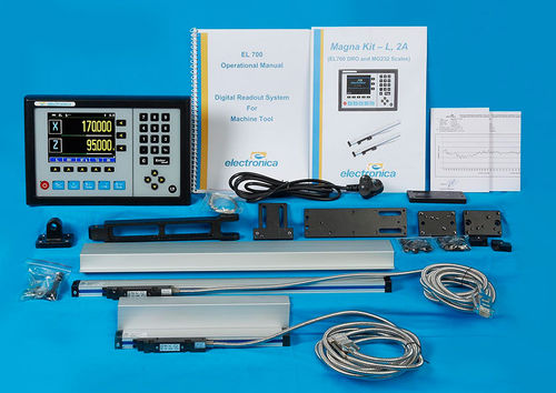 Kit di misurazione per tornio - EL700 - MG232 - Electronica Mechatronic Systems (I) Pvt Ltd - con monitor digitale