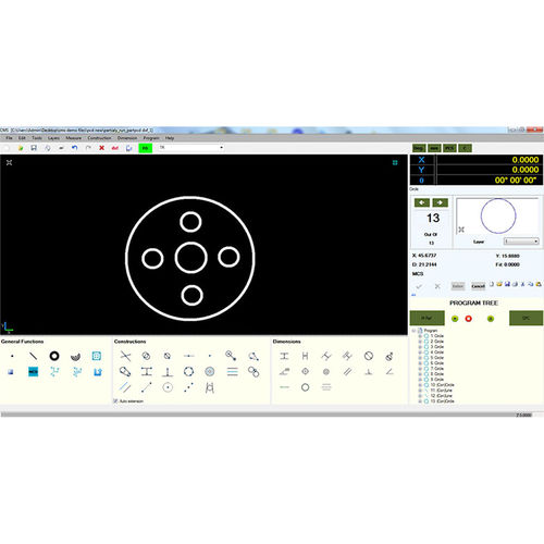 Software di analisi meccanica - CMS 2000 - Electronica Mechatronic Systems (I) Pvt Ltd - di analisi di misure dimensionali / di metrologia / per forme complesse
