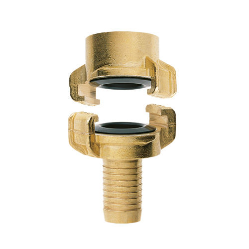 Raccordo per aria compressa - Armaturen- und Autogengerätefabrik ewo Hermann Holzapfel GmbH & Co. KG - rapido / scanalato / di sicurezza