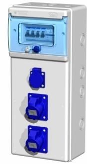 Scatola elettrica attrezzata - EN 60439 | INDUBOX Series - Portalamparas y Accesorios SOLERA S.A. - in ABS / per distribuzione elettrica / con presa di corrente