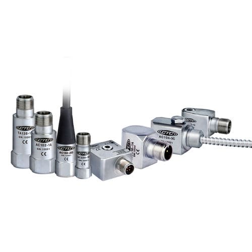 Sensore di accelerazione 2 assi - CTC - PCH Engineering A/S - 1 asse / triassiale / a taglio