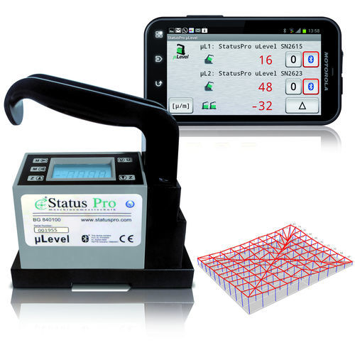 Livello di precisione - SP µLevel 30 - Status Pro Maschinenmesstechnik GmbH - a bolla d'aria / compatto / rinforzato