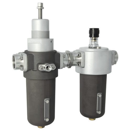 Filtro regolatore lubrificatore per aria compressa - 210G2 - IDINSERTDEAL - a gas / a cartuccia / in alluminio