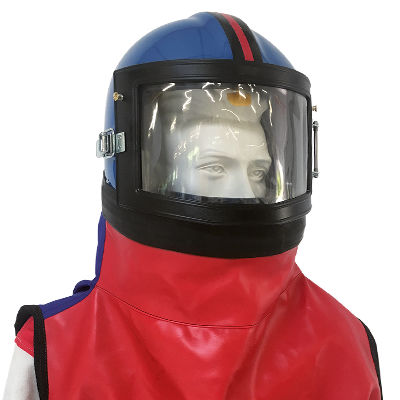Casco per sabbiatura - BALI / BORNEO / SUMBA / TIMOR - ACF France - con griglia di protezione