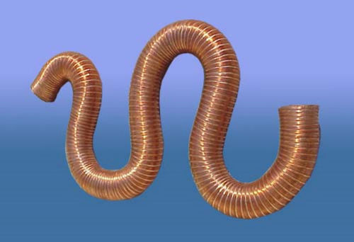 Condotto d'aerazione flessibile - UAS FUGA COPPER PIPES - UNVEREN Co.Inc. - rotondo / in rame / per sistema di ventilazione